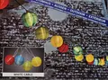 LED-Lichterkette mit 20 bunten Papierlaternen für Garten und Balkon NEU