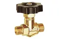 RIEGLER 103763-213.40 Nadelventil, Messing, mit Feinregulierung, G 1/4 AG, DN 4, 1Stk