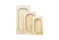 KAESE-SELBER.DE Butterform kaese-selber.de Butterformen-3er-Set, eckig, aus Ahornholz, (3-tlg), Handgefertigte Butterformen aus hochwertigem Ahornholz