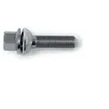 H&R Schraube mit bewegl. Kugelbund M14x1,5x42mm SW17 R13mm 1454203 Radschraube Silber