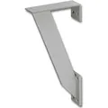 Konsole RAB schräg 50 x 10 mm, Höhe 322,5 mm, Tiefe 154 mm, Aluminium eloxiert