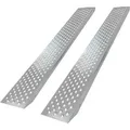 TRUTZHOLM 2x Auffahrrampe 180 cm Tragkraft 400 kg Stahl Profiliert Grau