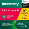 Kaspersky Internet Security 2026, 10 Geräte - 1 Jahr, Download