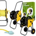 Schlauchwagen Gartenschlauchwagen Schlauchaufroller Trommel für Gartenschlauch 45 m Schlauchtrommel Gartenschlauchaufroller Wasserschlauchtrommel Schlauchführung