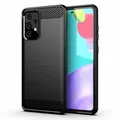 betterfon | Samsung Galaxy A52 Hülle Carbon TPU Silikon Handy Tasche Hybrid Case Schutzhülle Panzer Cover Bumper für Samsung Galaxy A52s 5G Schwarz