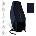 CCLIFE Hängesessel Abdeckung 190x145cm Schutzhülle für Hängesessel Winddicht UV Beständiges Schutzhülle Hängesessel mit Gestell 210D Oxford