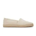 TOMS Women's Alpargata Rope 2.0 Espadrille, Natural Recycled Cotton Slubby, 38 EU