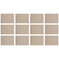 ASA Selection 7801420 Lederoptik Tischset, 46 x 33 cm, Polychlorid, stone (12er