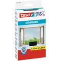 tesa Insektenschutz STANDARD für Fenster, mit Klettband, ohne Bohren (110 x 130 cm) (55671-00021-03)