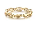 Glanzstücke München Silberring gelbgold, in Sterling Silber