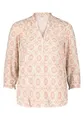 Cartoon Damen Casual-Bluse mit Raffung 34, Cream/Rosé