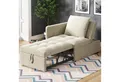 REDOM Schlafsofa 3-in-1 mit Verstellbarer Rückenlehne, Kompaktes Leinenstoffsofa, Polsterbett Sofa