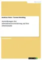 Auswirkungen der Arbeitslosenversicherung auf den Arbeitsmarkt Torsten Breiding