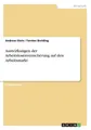 Andreas Stein To Auswirkungen der Arbeitslosenversicherung auf de (Taschenbuch)