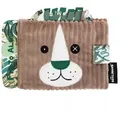 Les Deglingos Greifling Les Déglingos Fotoalbum Baby 10 Taschen Plüsch weich braun