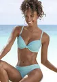 s.Oliver Bügel-Bikini, in Knoten-Optik, Gr. 38 - Cup C, mint-weiß Cup C