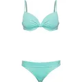 s.Oliver Damen Bikini Set Mint-White 38 / C