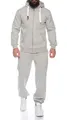 Finchsuit 1 Herren Jogging Anzug Trainingsanzug Sportanzug FMJS135, Gray, XL