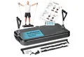 Skandika Vibrationsplatte Smart Training Station, Kraftstation, Fitnessgerät für Zuhause, 50 kg Seilzug, Multifunktion Home-Gym Equipment, Ganzkörpertraining