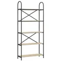 vidaXL Bücherregal Sonoma-Eiche 80 x 30 x 183 cm Holzwerkstoff