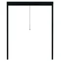 APANA Insektenschutz-Fensterrahmen Fliegengitter Insektenschutz Fenster Rollo Alu Insektenschutzrollo, Selbstbausatz grau 190 cm x 200 cm