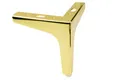 Möbelfuß Anchor, Goldchrom, Höhe 13 cm
