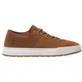 Timberland für Herren. TB0A6A2DEM71 Maple Grove Turnschuhe aus braunem Leder (42), Wohnung, Schnürsenkel, Lässig