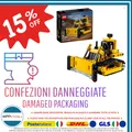 LEGO Technic 42163 Raupen-Bulldozer Set 195 Teile 7+ | Beschädigte Verpackung