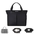 Kikkaboo Wickeltasche Brielle, Clips zur Befestigung, wasserfest, Schultergurt, Farben:schwarz