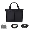Kikkaboo Wickeltasche Wickeltasche Brielle Clips (1-tlg), zur Befestigung, wasserfest, Schultergurt, schwarz