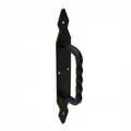 Torgriff 130x40 mm schwarz dekorativ
