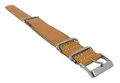 Ersatzband Uhrenarmband Durchzugsband Leder hellbraun 20mm passend zu Timex T2P492 T2P493 T2P494 T2P495