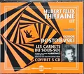 Lit les Carnets du Sous-Sol de Dostoevski Hubert Félix Thiéfaine:
