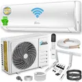 Kältebringer Split-Klimagerät Split Klimaanlage Set, Inverter Split Klimaanlage, R32, 5,1kW, Kühlen/Heizen, Smart App, Set, inkl. Wandhalterung, Energieeffizienzklasse A++
