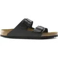 BIRKENSTOCK Arizona Pantoletten Schwarz Schuhe, Größe:45 - Schwarz - 45