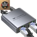 WARRKY LAN Splitter 1 auf 2 Gigabit Ethernet Splitter 1000Mbps