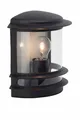 BRILLIANT Lampe Hollywood Außenwandleuchte schwarz | 1x A60, E27, 60W, geeignet