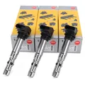 3x NGK 48015 Zündspule für VW POLO 9N FOX SEAT IBIZA 3 SKODA FABIA 1 2 1.2