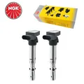 2x NGK Zündspule für SEAT IBIZA 3 SKODA FABIA 1/2 VW FOX 5Z POLO 9N 48015