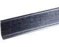 Kernsockelleiste schwarz KU003 14x60x2500 mm