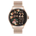 ICE-WATCH – Ice smart 2.0 – Runde Roségold-Smartwatch für Damen mit Metallarmband – 023394 (1,20 Zoll)