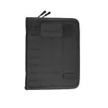 Mil-Tec Tactical Notebook Hextac • Gepolstertes Notizbuch mit Hülle/Reißverschluss • Schwarz, Medium