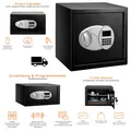 Amazon Basics Tresor 14l Stahl Digitaler Code Sicherheit