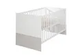 roba® Babybett Julia, Gitterbett aus Holz, weiß, höhenverstellbar, umbaubar