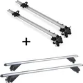 VDP 2X Fahrradträger Bike Pro + Alu Dachträger RB003 kompatibel mit für Opel Astra H Kombi (5Türer) 2007-2011