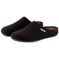 Shepherd Cilla Pantoffel (1-tlg) Pantoffeln - Hausschuh aus Wollfilz, Weiche Decksohle aus Wildleder schwarz 36 EU
