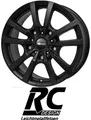4x RC-Design RC25T 6,5X16 5/120 ET51 Schwarz-matt lackiert