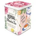 Nostalgic-Art Retro Teedose, 100 g, Herbal Blossom Tea – Geschenk-Idee für Tee-Liebhaber, Aufbewahrung für losen Tee und Teebeutel, Vintage Design