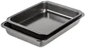 GastroMax Bratschalen-Set aus Karbonstahl schwarz 2er Set