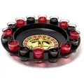 Relaxdays Roulette Trinkspiel Gold,Rot,Schwarz